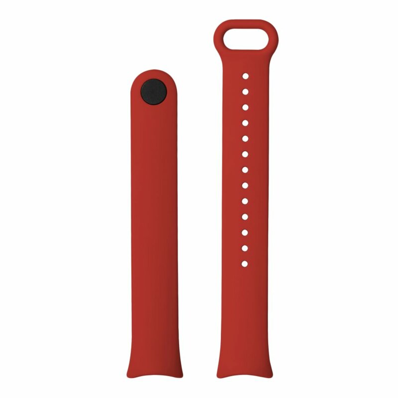 Curea Xiaomi Mi Band 8 Fixed Silicone Strap, rosu