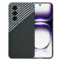 Husa Oppo Reno12 Techsuit Carbonite FiberShell, gri