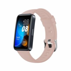 Curea Huawei Band 8 Fixed Silicone Strap, roz