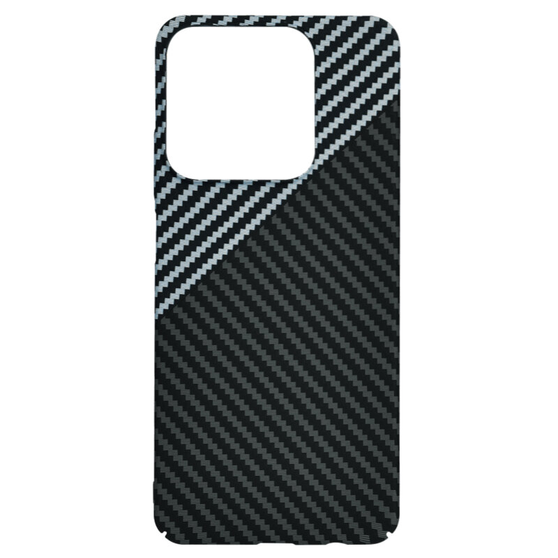 Husa Realme C63 Techsuit Carbonite FiberShell, gri