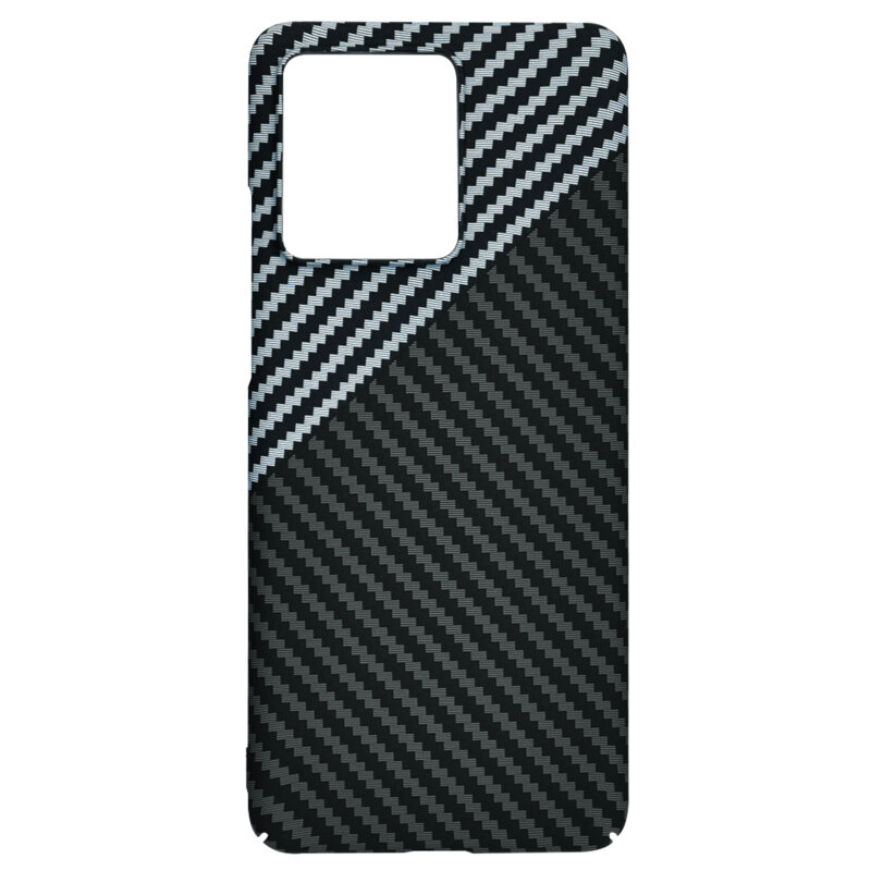 Husa Motorola Edge 40 Neo Techsuit Carbonite FiberShell, gri
