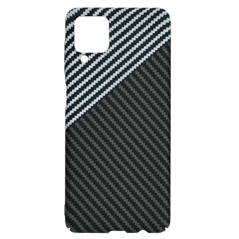 Husa Samsung Galaxy A12 Techsuit Carbonite FiberShell, gri