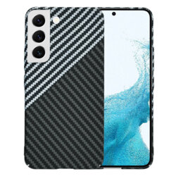 Husa Samsung Galaxy S22 5G Techsuit Carbonite FiberShell, gri