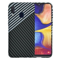 Husa Samsung Galaxy A20e Techsuit Carbonite FiberShell, gri