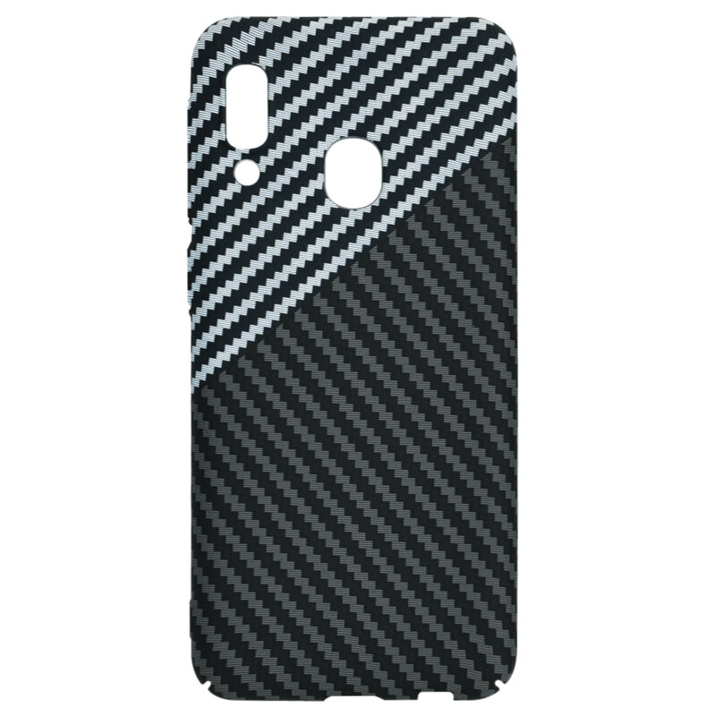 Husa Samsung Galaxy A20e Techsuit Carbonite FiberShell, gri