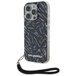 Husa iPhone 16 Pro Max Karl Lagerfeld Hardcase, Zebra With Cord, mov, KLHCP16XHZBPKCCU