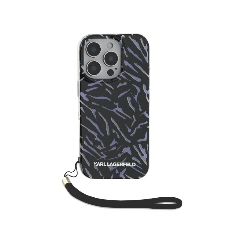 Husa iPhone 16 Pro Max Karl Lagerfeld Hardcase, Zebra With Cord, mov, KLHCP16XHZBPKCCU