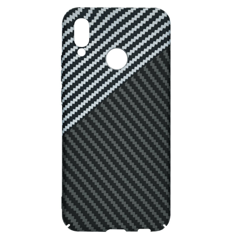 Husa Huawei P20 Lite Techsuit Carbonite FiberShell, gri