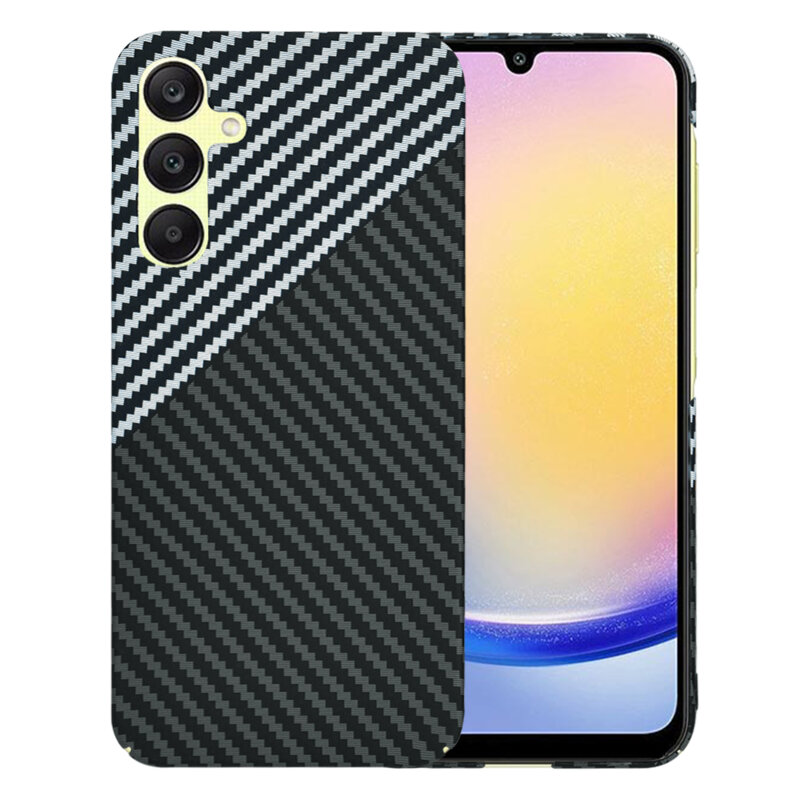Husa Samsung Galaxy A25 5G Techsuit Carbonite FiberShell, gri
