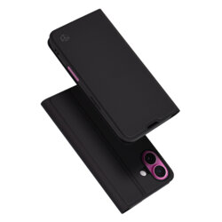 Husa iPhone 16 Plus Techsuit Magskin Book, negru