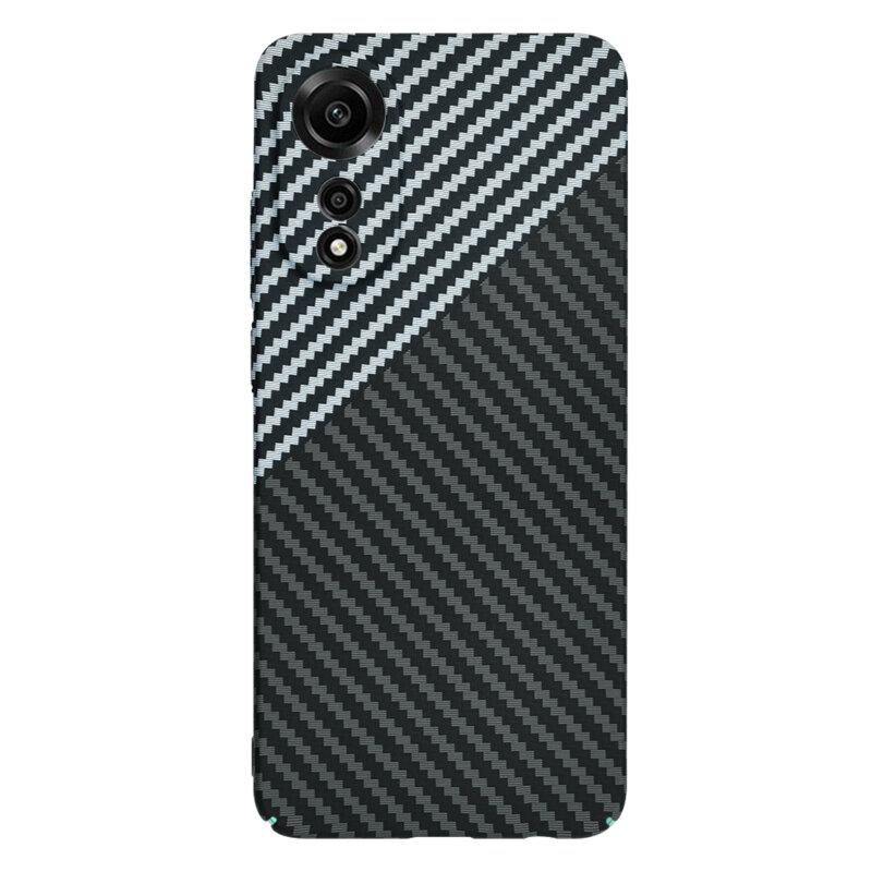Husa Oppo A78 4G Techsuit Carbonite FiberShell, gri