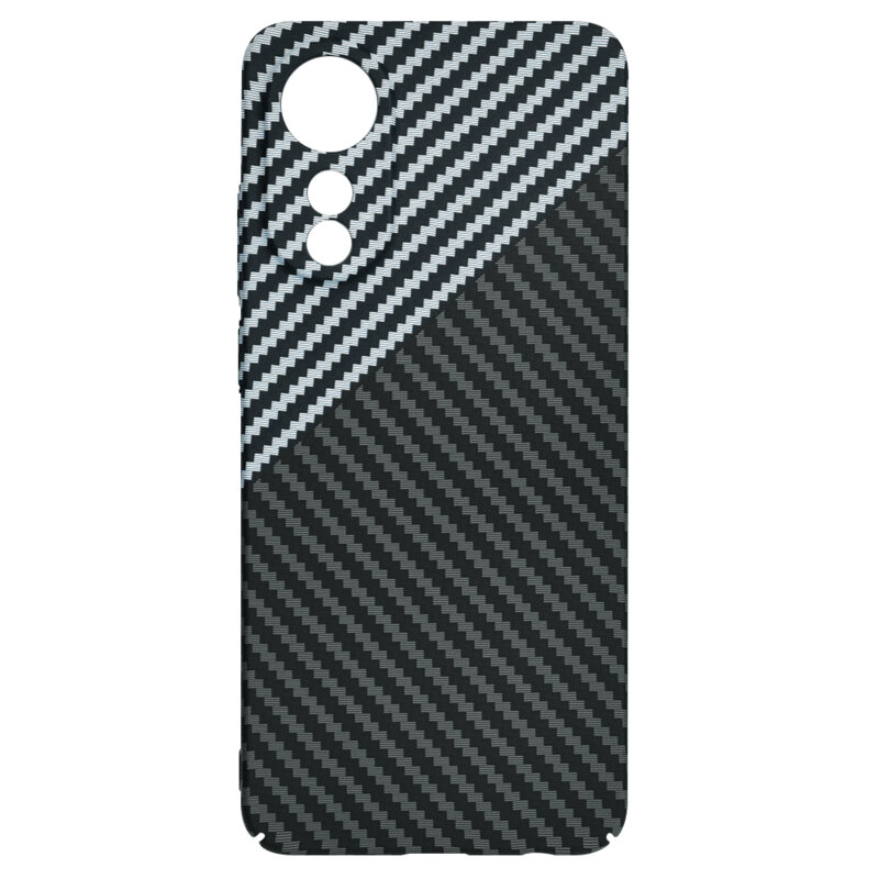Husa Oppo A78 4G Techsuit Carbonite FiberShell, gri