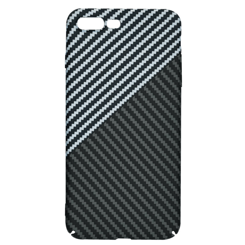 Husa iPhone 7 Plus Techsuit Carbonite FiberShell, gri