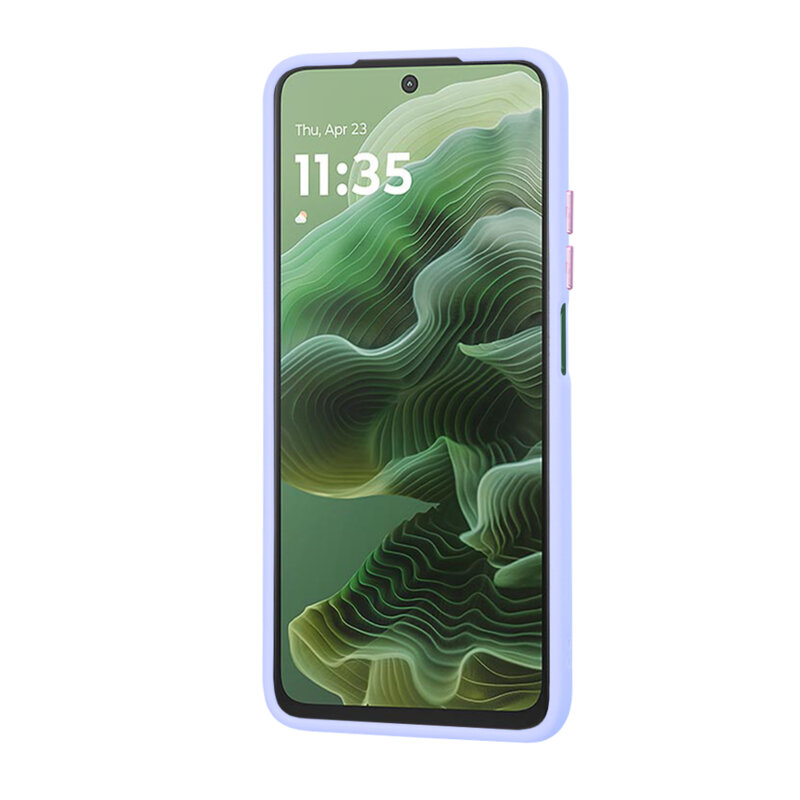 Husa Motorola Moto G35 Techsuit HaloFrost Series, mov deschis