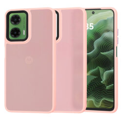 Husa Motorola Moto G35 Techsuit HaloFrost Series, roz