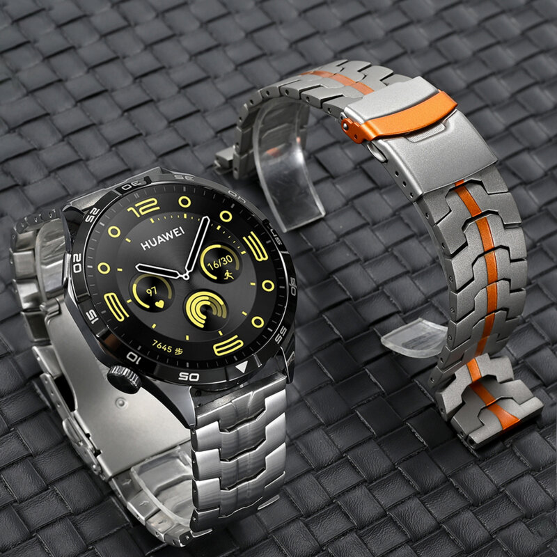 Curea Huawei Watch GT Runner Techsuit, fumuriu, W063