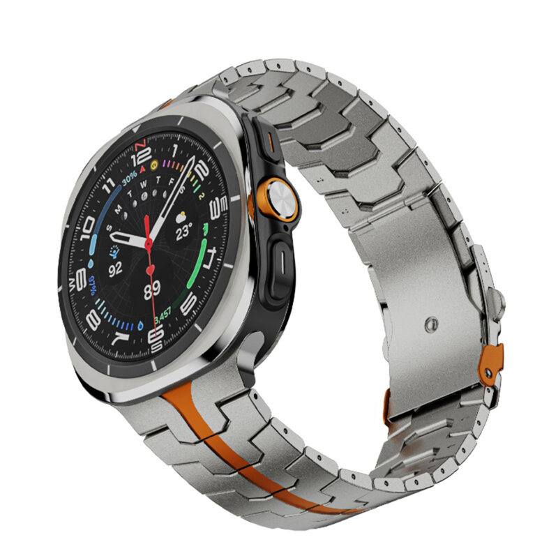 Curea Samsung Galaxy Watch Ultra 47mm Techsuit, fumuriu, W063