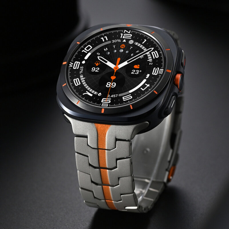 Curea Samsung Galaxy Watch Ultra 47mm Techsuit, fumuriu, W063