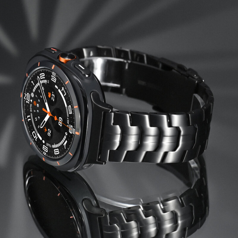 Curea Samsung Galaxy Watch Ultra 47mm Techsuit, argintiu, W063