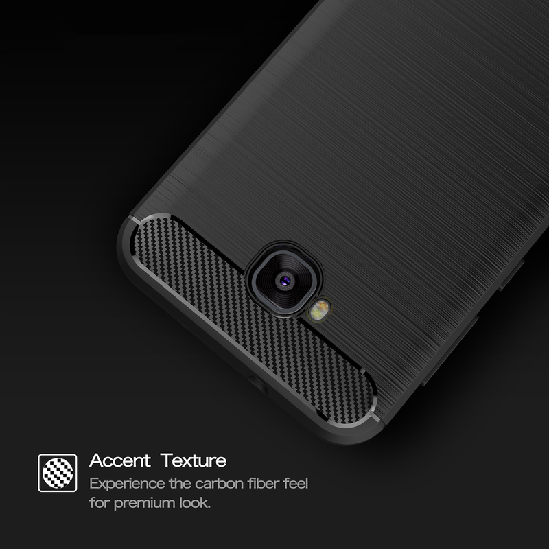 Husa Asus Zenfone 4 Selfie ZD553KL TPU Carbon Negru