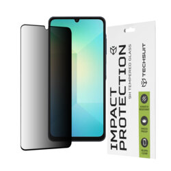 Folie sticla Samsung Galaxy A06 Techsuit 111D Privacy Full Glue, negru
