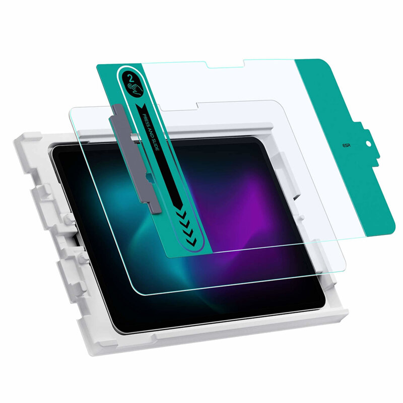 Folie sticla iPad Air 13 (2024) ESR Tempered Glass 9H, transparenta