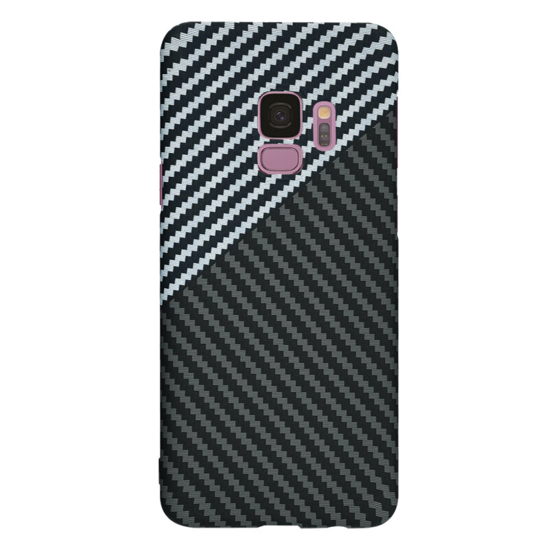Husa Samsung Galaxy S9 Techsuit Carbonite FiberShell, gri