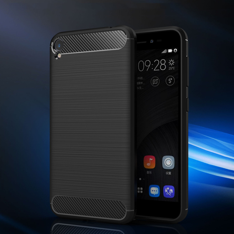 Husa Asus Zenfone 3 Go, Zenfone Live ZB501KL TPU Carbon Negru