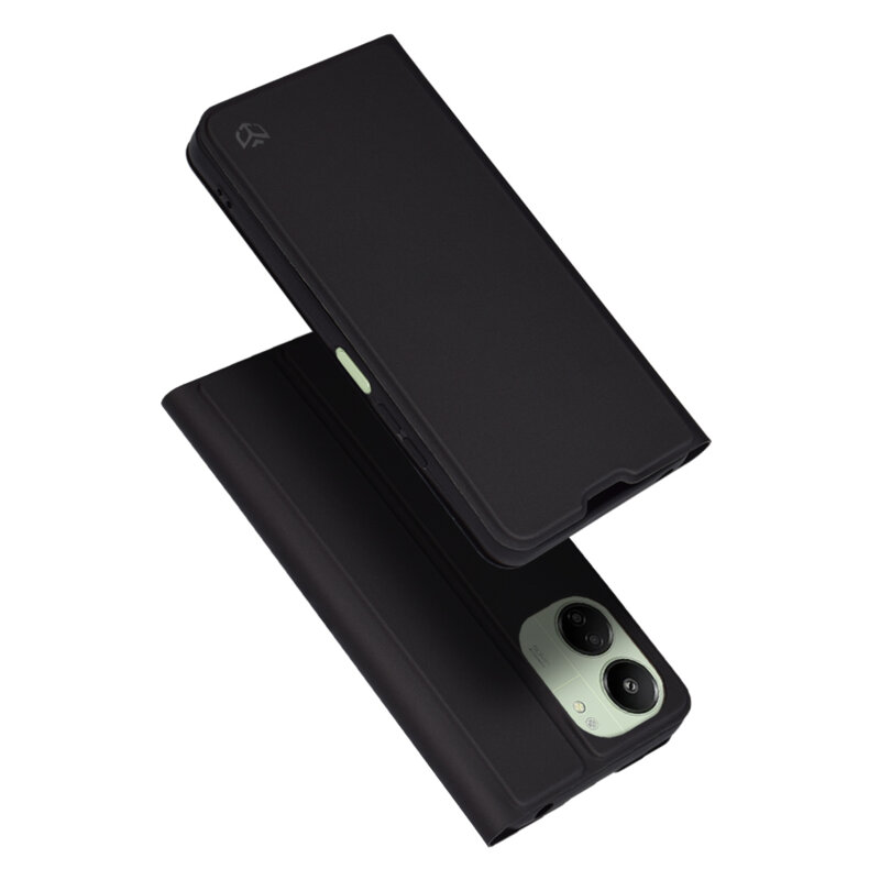 Husa Xiaomi Redmi 13C 4G Techsuit Magskin Book, negru