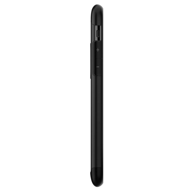 Husa iPhone X, iPhone 10 Spigen Slim Armor, negru