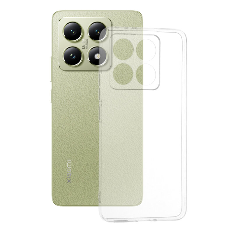 Husa Xiaomi 14T Techsuit Clear Silicone, transparenta