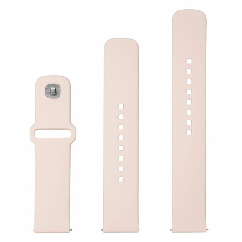 Curea Huawei Watch GT 42mm Fixed Silicone Sporty Strap Set, roz