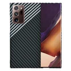 Husa Samsung Galaxy Note 20 Ultra Techsuit Carbonite FiberShell, gri