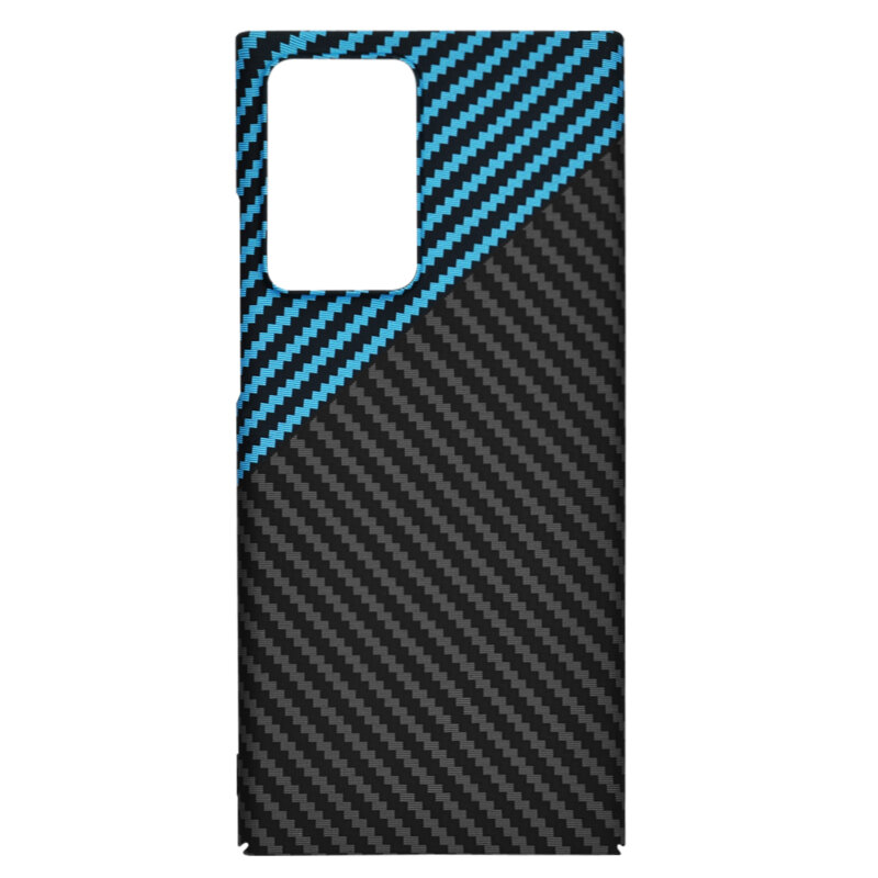 Husa Samsung Galaxy Note 20 Ultra Techsuit Carbonite FiberShell, bleu