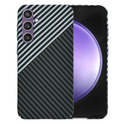 Husa Samsung Galaxy S23 FE Techsuit Carbonite FiberShell, gri