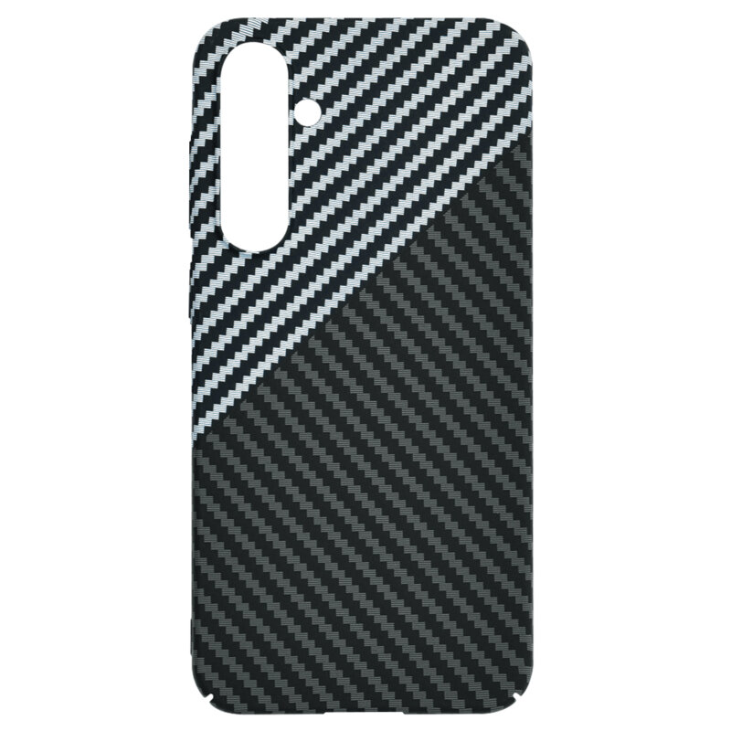 Husa Samsung Galaxy S23 FE Techsuit Carbonite FiberShell, gri