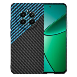 Husa Realme 13 4G Techsuit Carbonite FiberShell, bleu