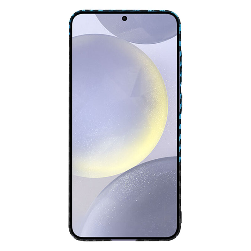 Husa Samsung Galaxy S24 Plus Techsuit Carbonite FiberShell, bleu