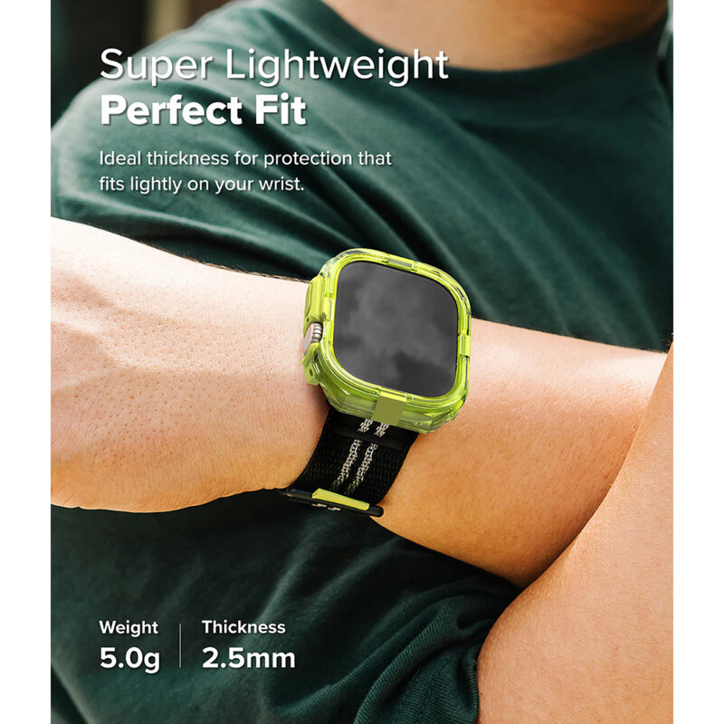 Husa Apple Watch Ultra Ringke Fusion Bumper, portocaliu