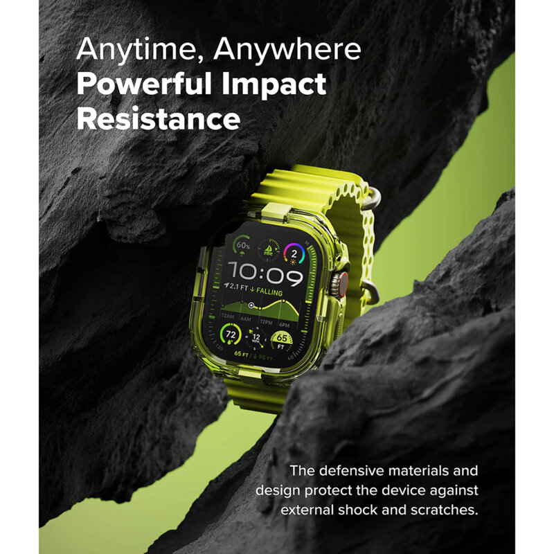 Husa Apple Watch Ultra Ringke Fusion Bumper, alb