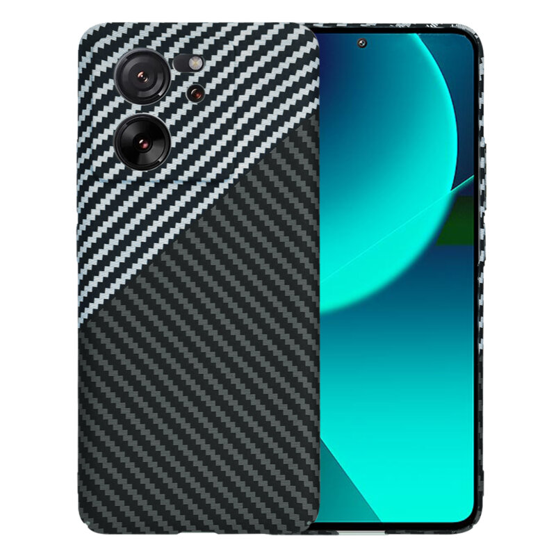 Husa Xiaomi 13T Pro Techsuit Carbonite FiberShell, gri