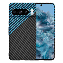 Husa Google Pixel 8 Pro Techsuit Carbonite FiberShell, bleu