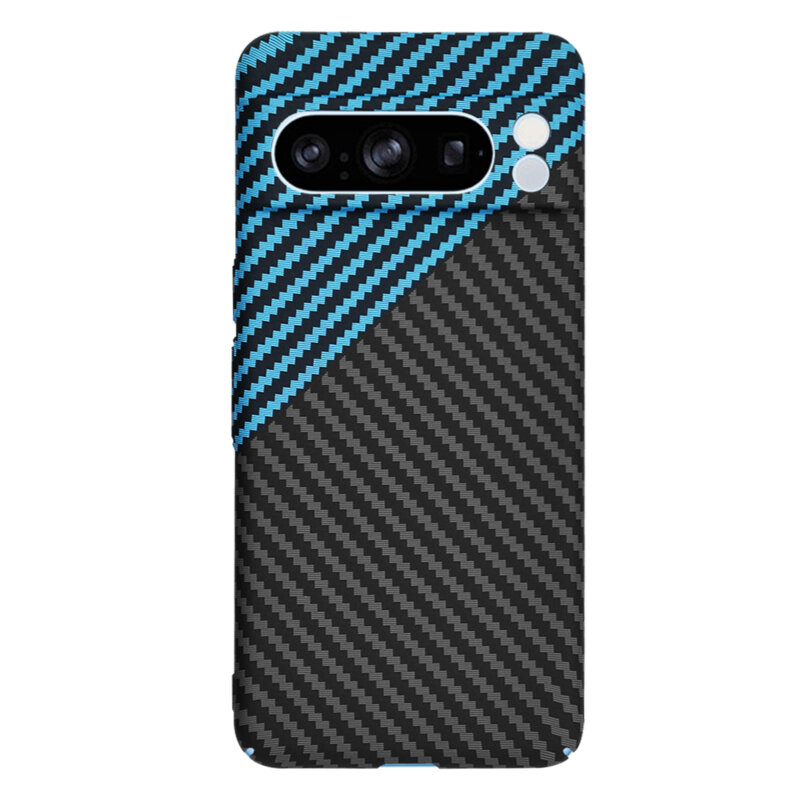 Husa Google Pixel 8 Pro Techsuit Carbonite FiberShell, bleu