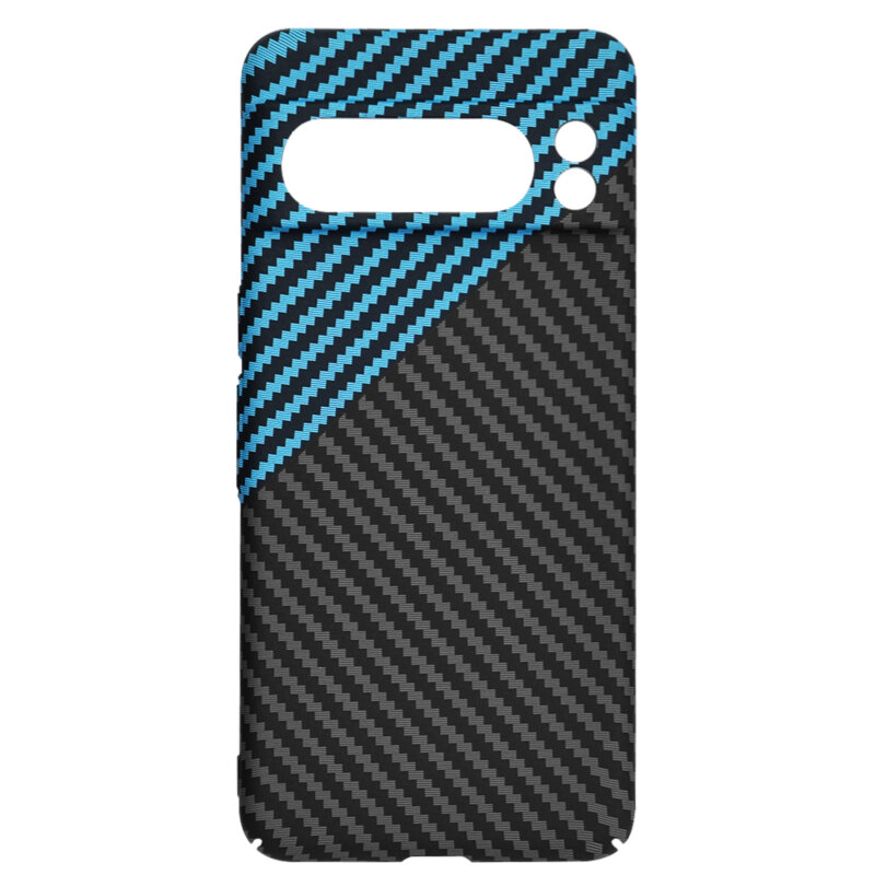 Husa Google Pixel 8 Pro Techsuit Carbonite FiberShell, bleu