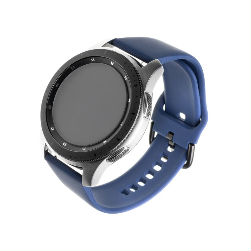 Curea Samsung Gear S3 Classic Fixed Silicone Sporty Strap Set, albastru