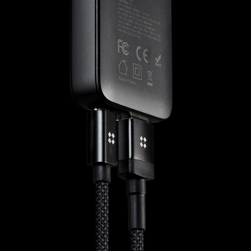 Incarcator GaN US, adaptor priza EU/UK, 65W, Edizard, EZ840101