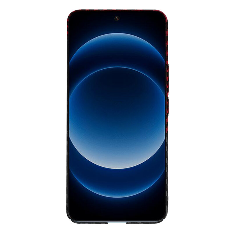Husa Xiaomi 14 Ultra Techsuit Carbonite FiberShell, rosu inchis