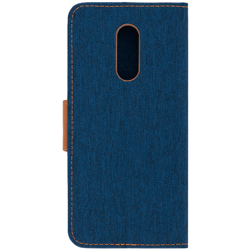 Husa Xiaomi Redmi 5 Plus  Book Canvas Bleu