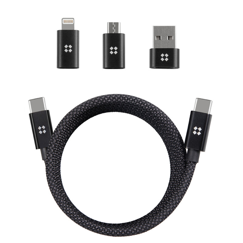 Cablu magnetic USB-C la Type-C 240W Edizard, 1m, EZ820102100