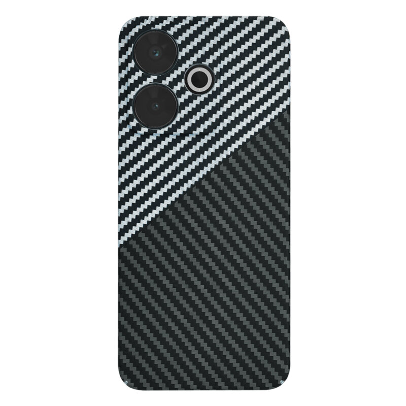 Husa Xiaomi Poco M6 4G Techsuit Carbonite FiberShell, gri